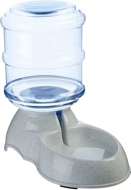 KT Mart pet waterer round Plastic Pet Bowl(3.5 L White)