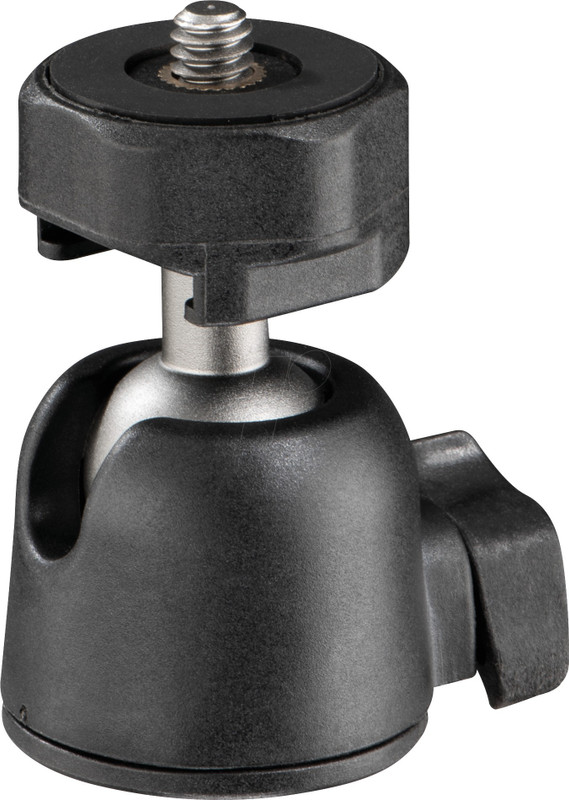 IMMUTABLE 67 RT-PRO- Ring light metal head Metal Body Rotating Mini Tripod Ball Head with 1/4" Screw Thread Base Mount for Lighter Tripod Ball Head(Black, Supports Up to 1000 g)