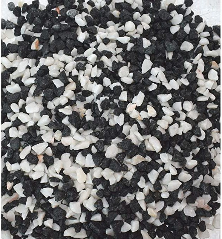 MAK TRADER Stone Decorative Aquarium and Vase Filler pebbles for Home, Garden & Outdoor Decoration (Multicolor_1Kg) Engraved Asymmetrical Rock Stone(Multicolor 1000 g)