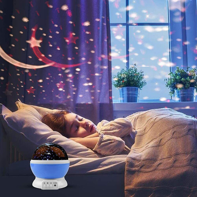 swopply Star Master Dream Rotating Color Changing Projection Lamp Dream Rotating Night Disco Ball Set(Ball Diameter: 15 cm)