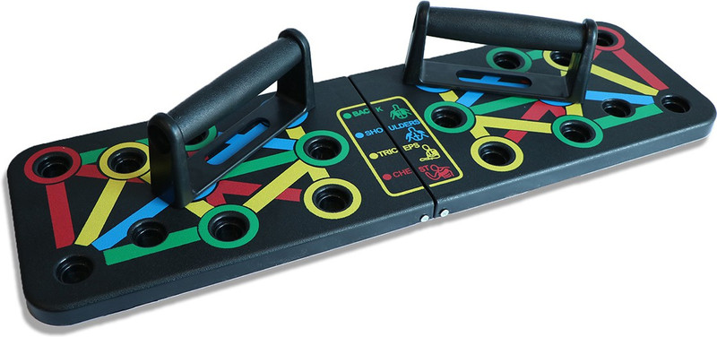 Pristyn care Push Up Board Smart+ Home Workout Pushup Training System for Men Women by beatXP Push-up Bar(Multicolor)