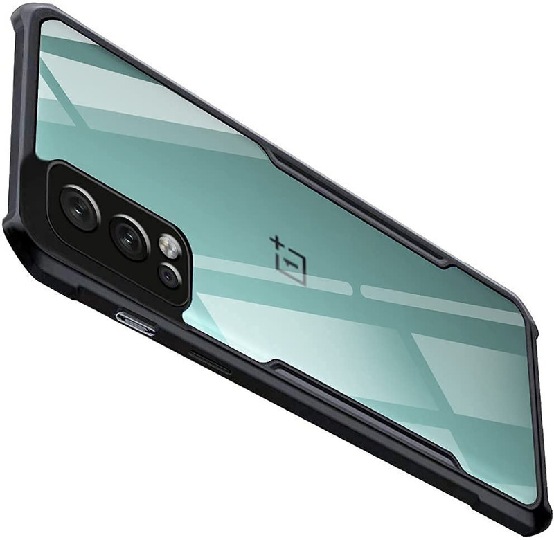 Phone Care Pouch for Redmi Note 11T 5G(Black, Transparent, Grip Case, Plastic, Rubber, Fiber, Silicon, Polycarbonate, Pack of: 1)
