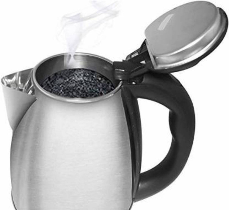 DN BROTHERS Hot Water Portable Boiler, Tea, Coffee warmer Electric Cordless Kettle Beverage Maker(2 L, Silver , Black)
