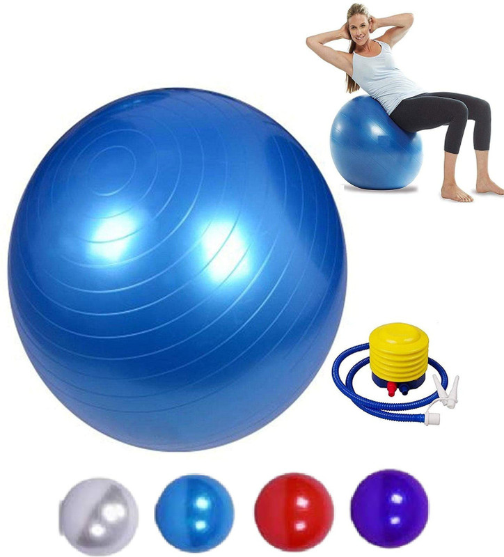 HBD SALES Gym Ball with Air Pump, Body Balance,Stability,Yoga,Exercise,Fitness,Aerobics Ball Gym Ball(With Pump)