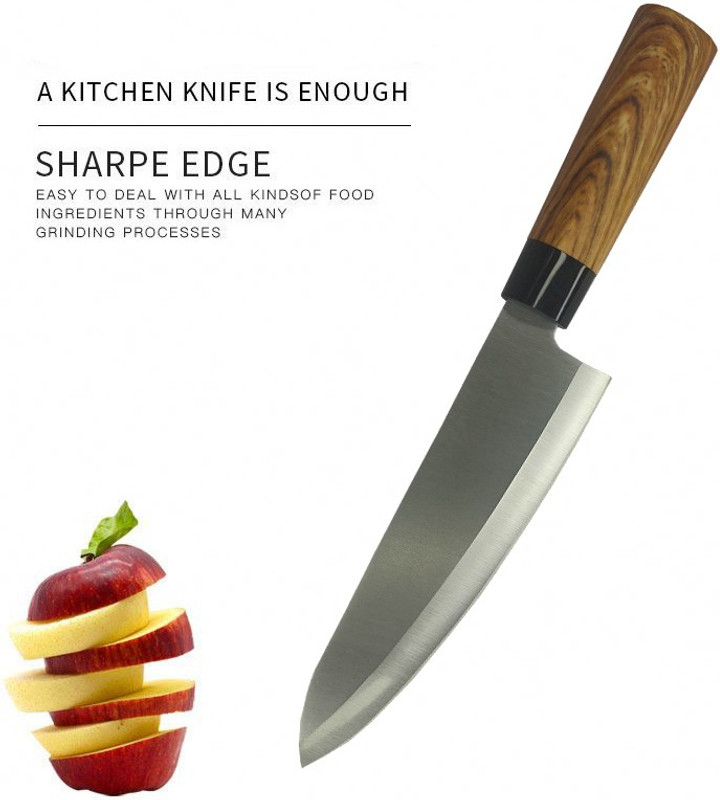 Borneo 1 Pc Stainless Steel, Wood Knife Smart Cook's Carving Knife Stainless Steel Knife YG-130
