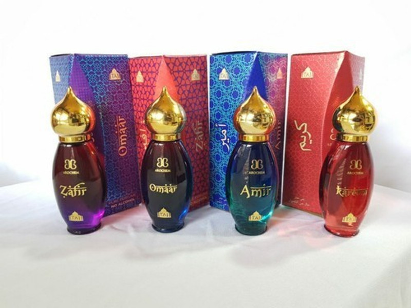 AROCHEM Combo of Amir, Kareem, Omaar, Zafir (9ml ) Each Herbal Attar (Set of 4) Floral Attar(Musk Arabia)
