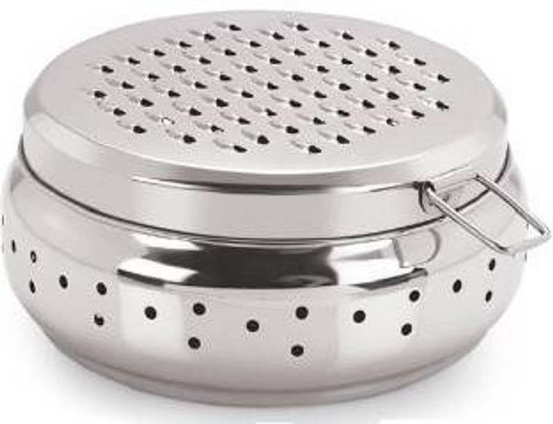 Top Trick 1 PS Stainless Steel Round Handy Grater Vegetable & Fruit Grater & Slicer, Vegetable Grater(1)