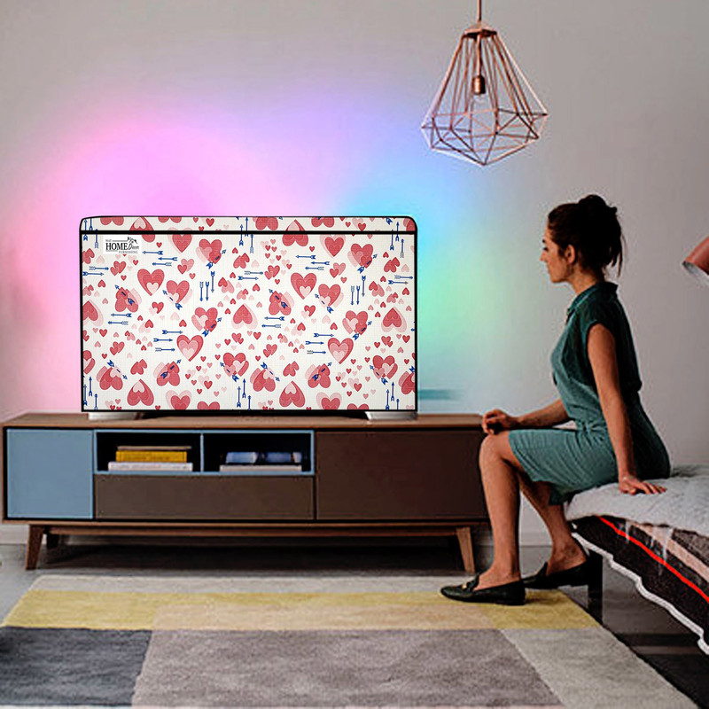 wellhome decor Furnishing for 39 inch LG/Samsung 39 inch LCD & LED, TV Cover (Multicolor)  - P04_LG_LED_39XV(Multicolor)