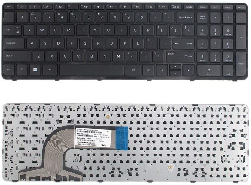 ARS INFOTECH HP Pavilio 15-d (With Frame) Laptop Keyboard Laptop Keyboard Replacement Key