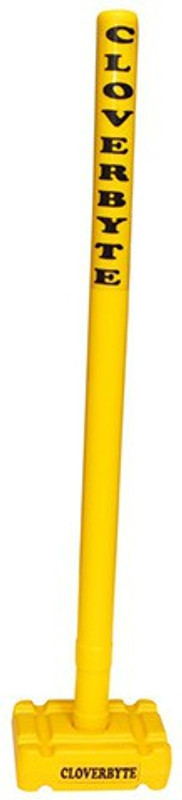 CLOVERBYTE Cricket Stumps , Cricket Wicket , Plastic Cricket Stumps (1 Piece)(Yellow)