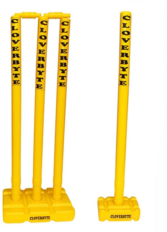 CLOVERBYTE Cricket Stumps Cricket Wickets , Cricket Wickets Plastic , Plastic wickets(Green)