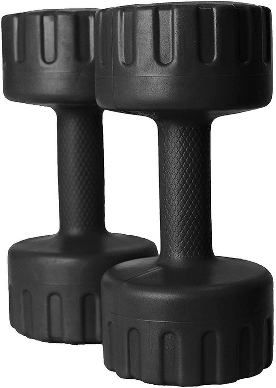 GRIFFIN PVC Dumbbells Pair Set Of 2 Indoor Home Gym Workout Fitness Equipment Fixed Weight Dumbbell(1 kg)