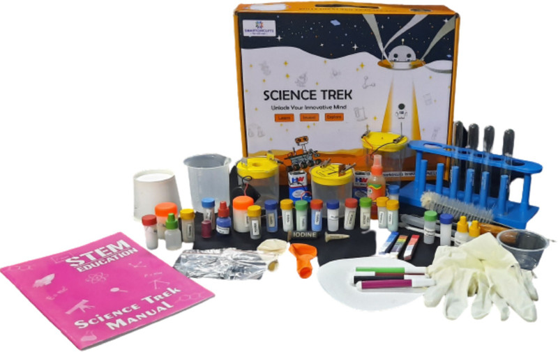Smartcircuits Chemistry Kit| Chemistry Experiment Kit for Kids 11+ Years| Do-it-yourself Chemistry Science Experiment kit |STEM Activity Kit| Chemistry Kit for Age 11-18 Years Girls Boys |Educational Chemistry Activities Box| Chemistry Kit for Class 6-12|CBSE,ICSE,State board chemistry kit(Multicolo