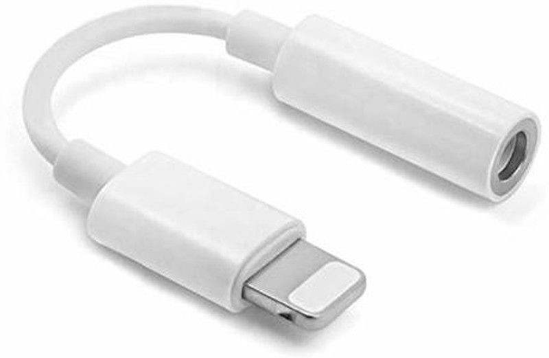 LIVIK White NEW 3.5MM Headphone Jack_Adapter Male to Female to 3.5mm Headphone Jack Adapter for iPhone Audio Jack Adapter Phone Converter (IOS) Phone Converter(YES)
