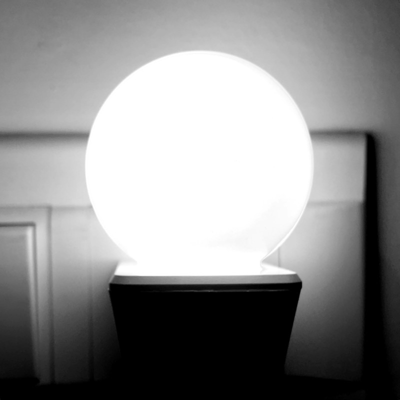 Taram Night Light | Energy Saving LED Lamp Nightlight for Children Kids Bedroom - White - Color" - Pack of 1 Night Lamp(7 cm, White)