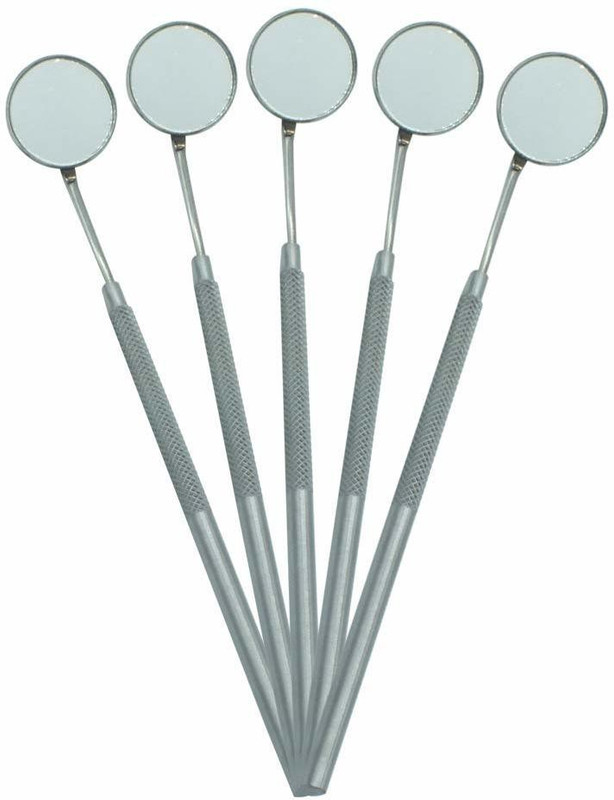 Forgesy Dental Mouth Mirror with Handle (Pack of 5 Pcs) Dental Elevator
