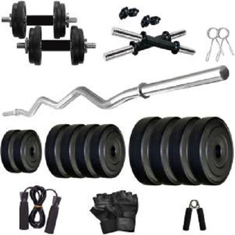 HASHTAG FITNESS 30 kg HSPVC30 Home Gym Combo
