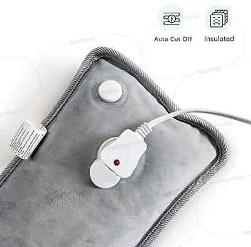 FEDORA EMPIRE Hot Water Bottle Pouch Massager -for Pain Relief & Winters Heating. Heating Pad Electric Water Bag 1 L Hot Water Bag(Grey)