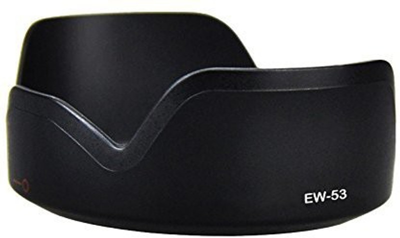 SUPERNIC EW53 Reversible Bayonet Mount Lens Hood Shade for Canon EF-M 15-45mm f/3.5-6.3 Lens Hood(46 mm, Black)