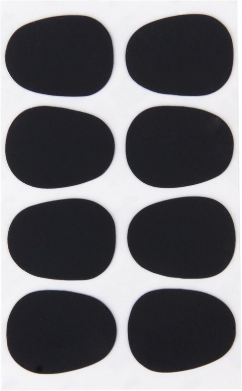 BOLT Mouthpiece Set(Alto/Tenor Saxophone Sax Mouthpiece Patches Pads Cushions 0.8mm Black)