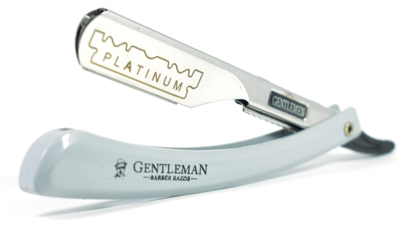 CITYCOSMETIC Stainless Steel Straight Edge Barber Razor For Men Well Balanced Sliding Style Weight, Men