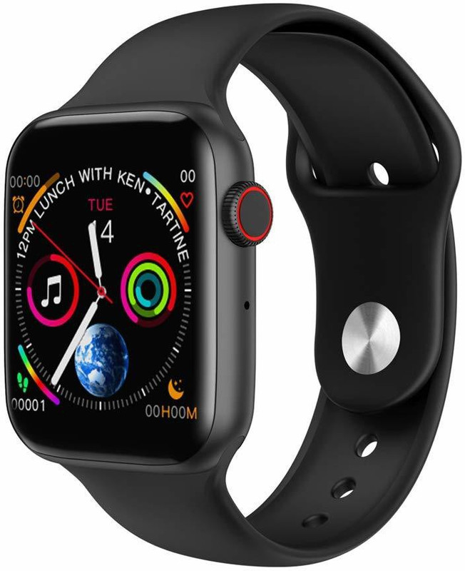 NKL Men Bluetooth Calling Smartwatch(Black Strap, Size : FREE)