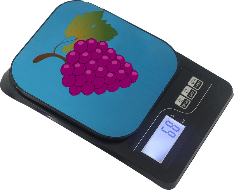 Glancing Weight Measuring Machine for home use K/20/KGl- Kitchen Weighing Scale(Black)