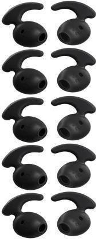 Qweezer earbuds for bluetooth earphones, Eartips earphone tips replacement Buds S/M/L In The Ear Headphone Cushion(Pack of 12, Black)