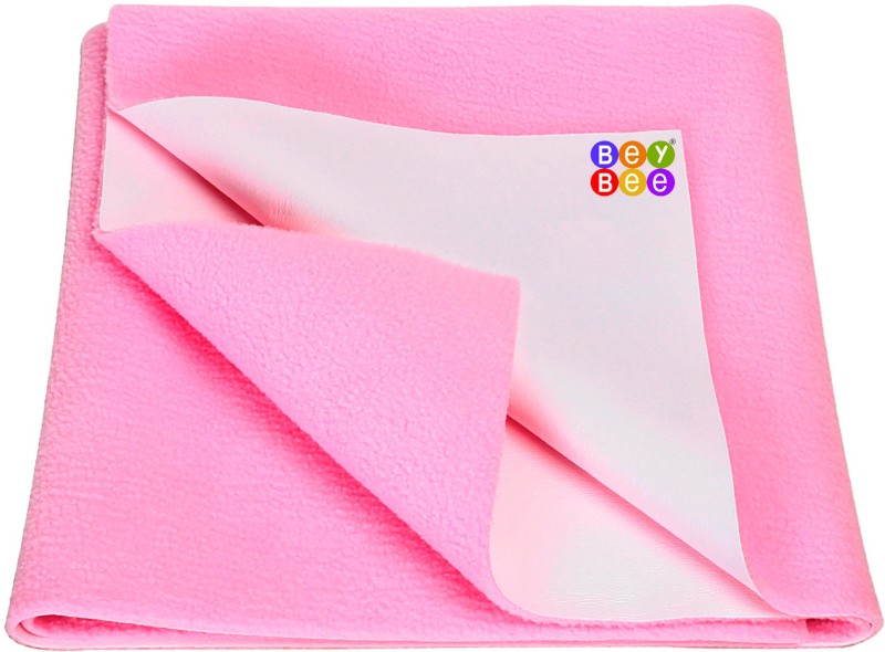 BeyBee Cotton Baby Bed Protecting Mat(Pink, Small)