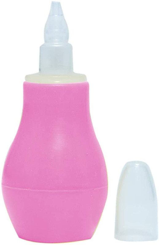 Beebaby Nose Cleaner, Nasal Aspirator with silicone nozzle - Pink, 3M+ Manual Nasal Aspirator(Pink)