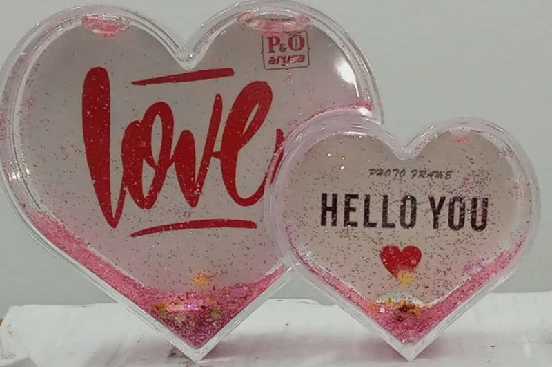 TRIDEV lovephoto 12 inch decoration(Pink, Red)