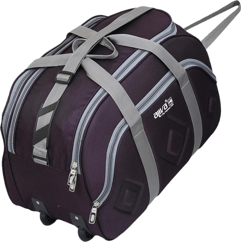 Aliva Duffle Luggage (Expandable) WDB-1172 Stylish Travel Duffel Heavy Duty Luggage Duffel With Wheels (Strolley)