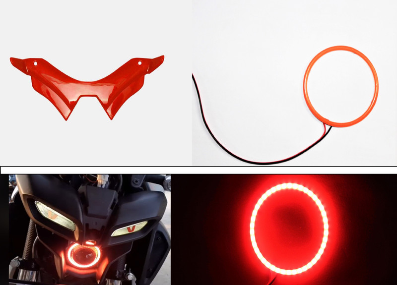 acube mart MT 15 Angel ring light 60mm RED single pc+ MT winglet RED Projector Lens