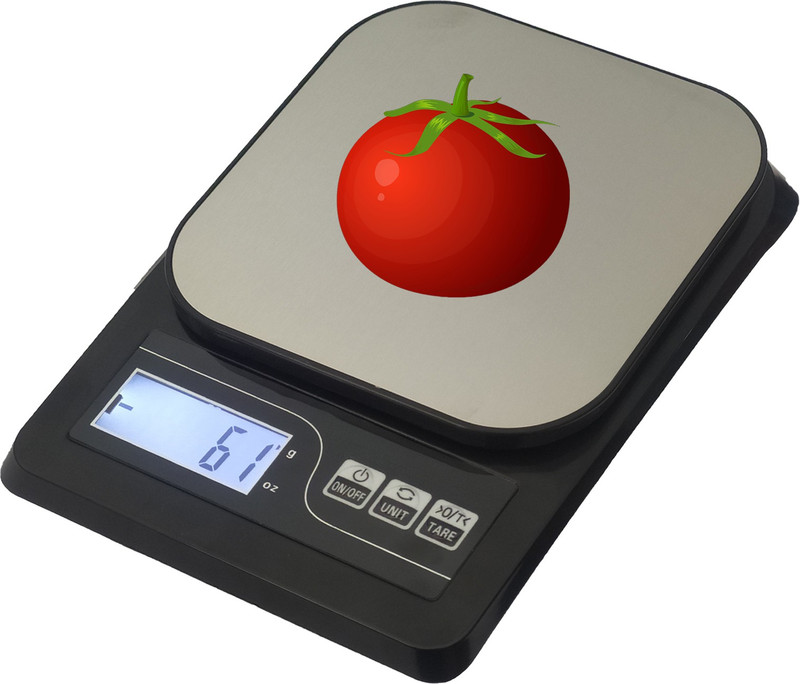 Clickfly Digital 10kg x 1g Kitchen Scale Balance Multi-purpose weight measuring machine SF 400A Weighing Scale(Multicolor)
