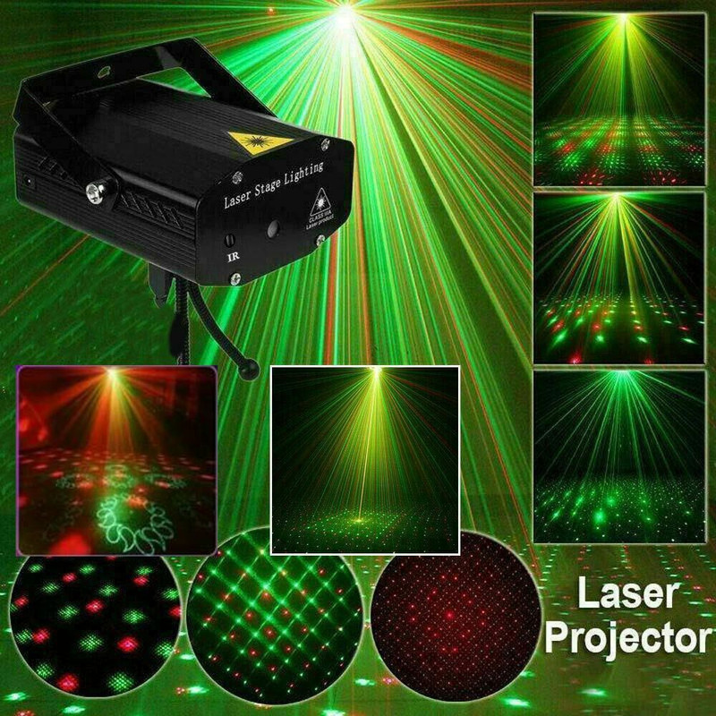 XTRDT Mini LED Laser Projector Disco Light Dj Voice-Activated DJ Party Club Light Disco Ball Set(Ball Diameter: 30 cm)