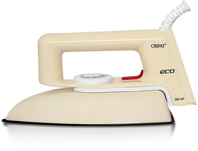 ORPAT -147 ECO 1000W – Ivory 1000 W Dry Iron(Ivory)
