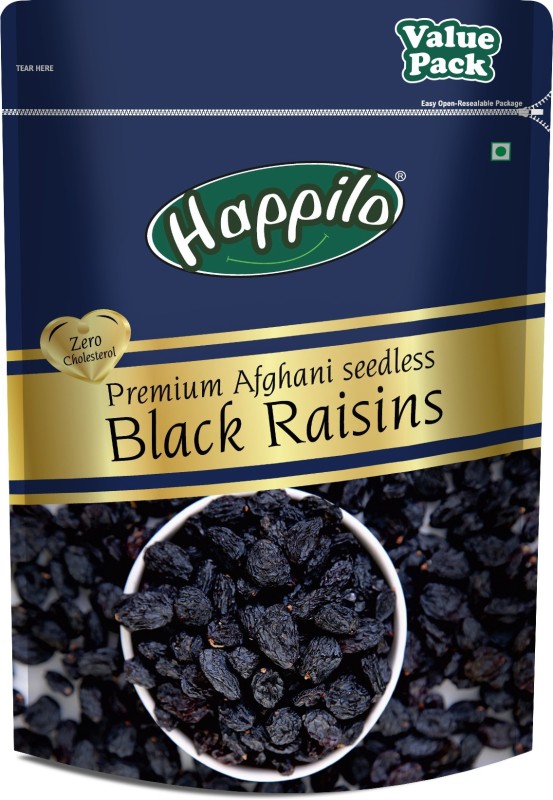 Happilo Premium Afghani Black Value Pack Raisins