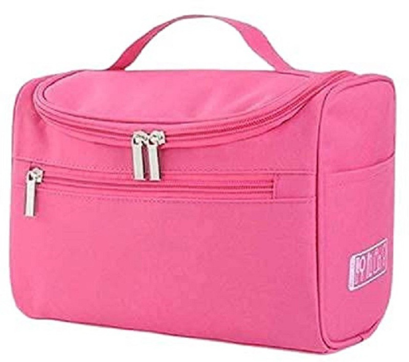 Aspora Multifunctional Extra Large Cosmetic Bag with Hook for Travel, Makeup Organiser, Cosmetic Pouch, Household Grooming Kit, Makeup Bag Blue for Women Cosmetics, Makeup and Jewellery, Medicines, Grooming Vanity Box(Blue)