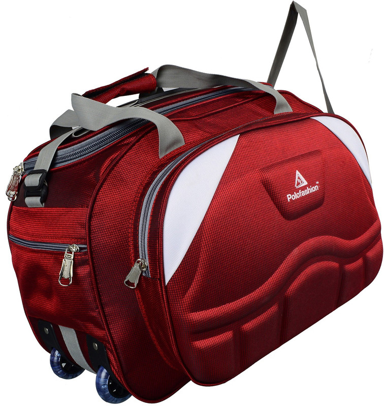 Polofashion Travel DB-D4 Travel Duffel Luggage Heavy Duty Bag Small Travel Bag - 21(Red)