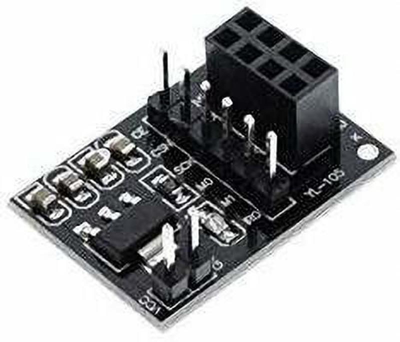 TRUSTECH Wireless Transceive Module 51 Socket Adapter Plate Board 5V to 3.3V 8Pin NRF24L01+nRF2401 Module Socket Electronic Components Electronic Hobby Kit