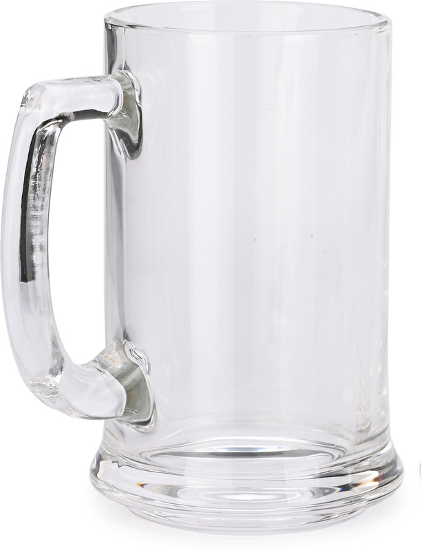 Verma Stylish Plain Glass Beer Mug (Pack of 1) 540 ML-VRM05 Glass Beer Mug(540 ml, Glass, Clear)
