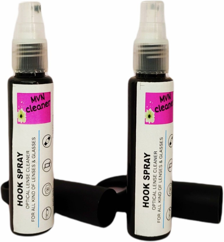 MVN CLEANER OPTICAL LENS CLEANER FOR ALL KIND OF LENSES & GLASSES 20 ML  Lens Cleaner(40 ml, 3.5*6 inch, Pack of 2)