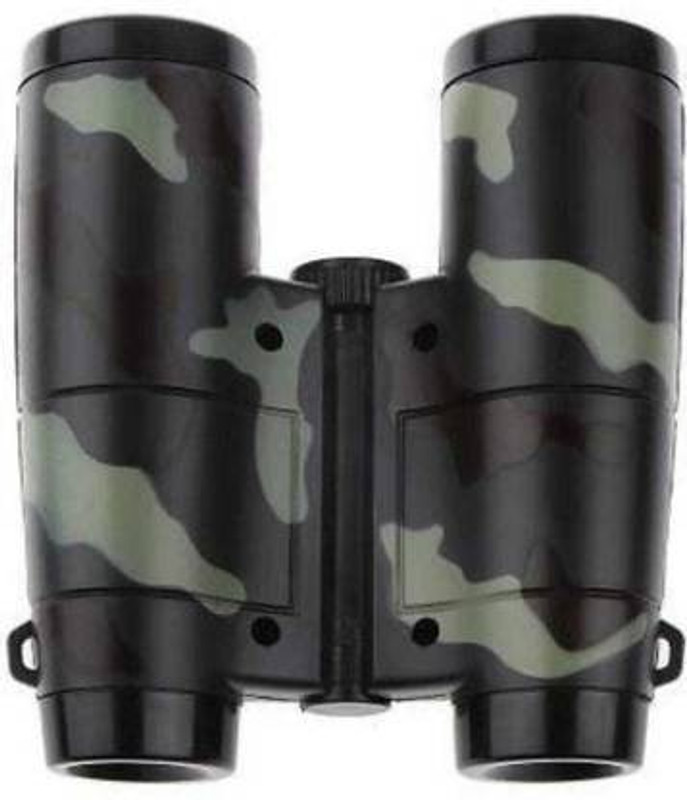 Kmc kidoz Outdoor Observing Binoculars Telescope Toy Military Color Binoculars for kids Binoculars(35 mm , Military Green)