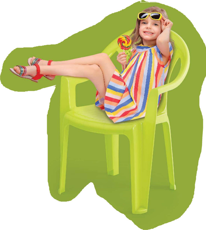 Sea Tex Seatex Happy Baby Strong Plastic Chair(RED, YELLOW)