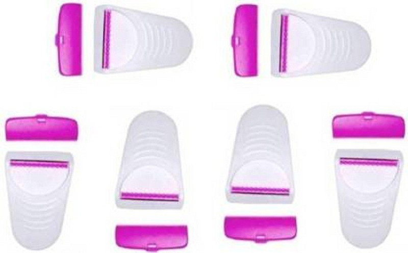 AVEU Pink Razor for women & girls 6 pcs card Blade [Disposable razor], Men & Women(Pack of 6)