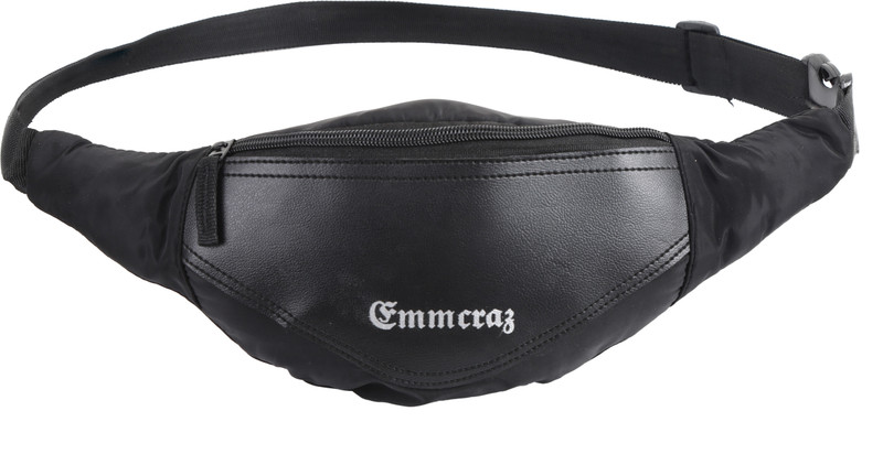 EMMCRAZ Sports Waist Bag for Men & Women Waist Bag ( BLACK) waist pouch bag waist bag(Black)