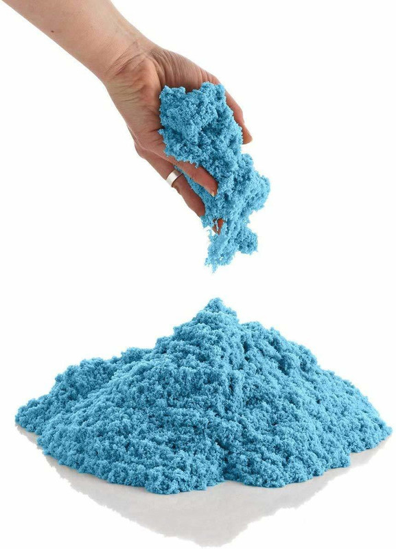 FunBlast Creative Sand for Kids – Natural Kinetic Sand - 800 GM - Green Color Sand(Green)