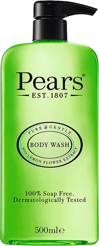 Pears Pure & Gentle Body Wash| Oil Clear with Lemon Flower Extracts 500ml(500 ml)