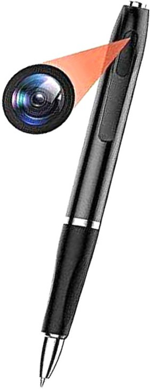 SATTOBISION 4k Pen Camera Full HD 1080p Video and Audio Recording | Mini Pen Body Camera Lens Cover | Portable HD Video Recorder BPR6 Ball Pen Spy Camera Hidden Detective Cam In Pen Business Portable Video Recorder Wearable with Data Cable Feature for Office / Meeting / Support 64 GB Card ( Not Incl