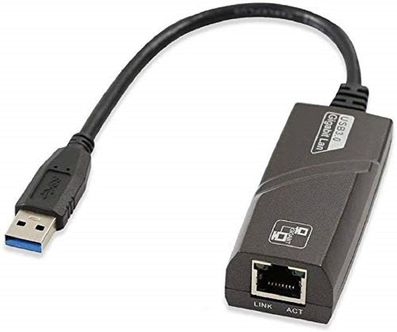 Sancy USB 3.0 to Ethernet Gigabit 10/100/1000 Mbps Wired Ethernet Lan Adapter compatible with Windows(1000 Mbps)